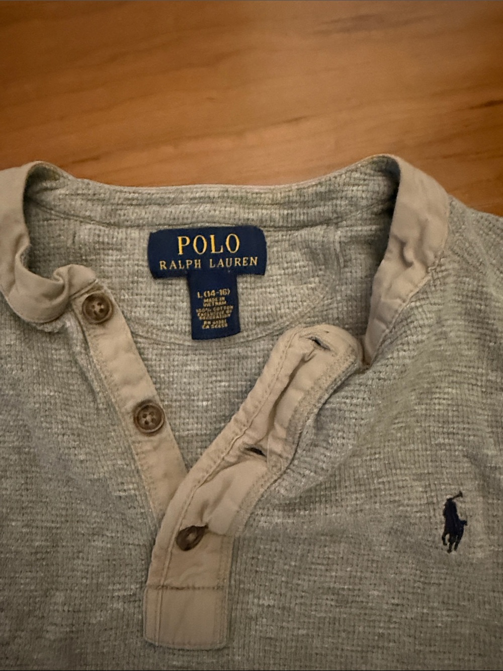 Polo Boys cotton thermal shirt